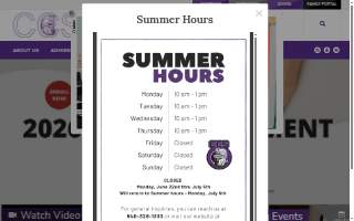 Community Christian School website