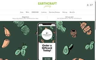 Earthcraft Juicery website