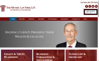 The Mendel Law Firm, L.P. website
