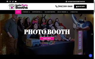 Insta Party Booths of McAllen website