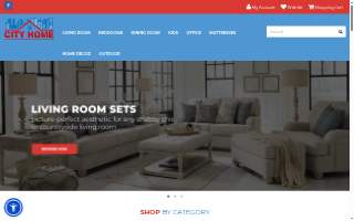 City Home Furniture website