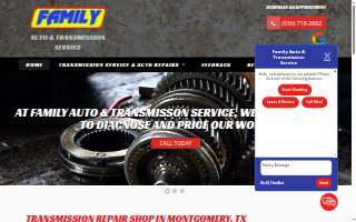 Family Auto & Transmission Service website
