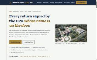 Hemingway CPA INC website