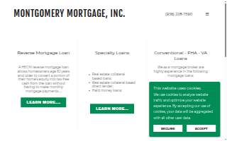 Montgomery Mortgage, Inc. website