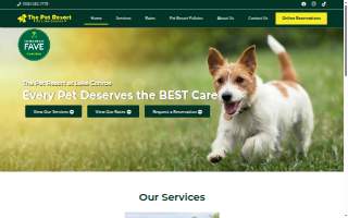 The Pet Resort at Lake Conroe website