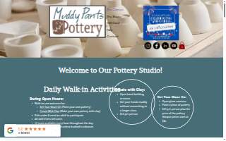 Muddy Pants Pottery website
