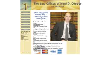 Noel D. Cooper, Attorney and Counselor at Law website