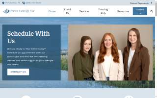 Beckman Audiology Center website