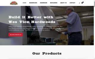 Wes Vice Hardwoods & Supply Inc website