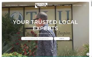 Anders Pierce Realty website