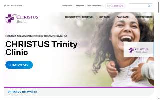 CHRISTUS Trinity Clinic website