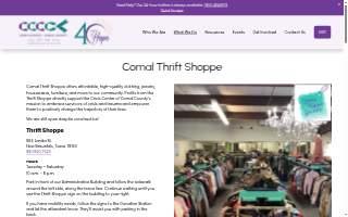 Comal Thrift Shoppe website