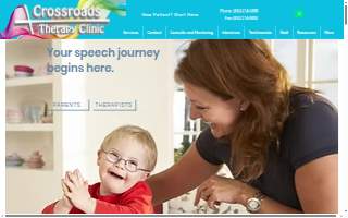 Crossroads Therapy Clinic website