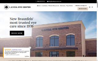 Landa Eye Center website