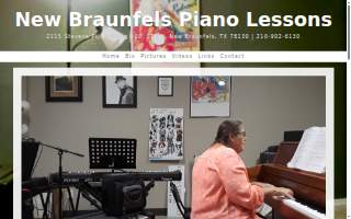 New Braunfels Piano Lessons website
