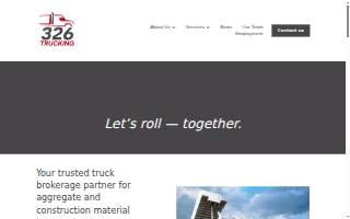 326 Trucking of New Territory website