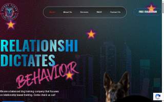 Kn9ne Vibes Dog Training website