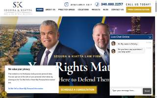 Segura & Kiatta Criminal Defense of New Territory website