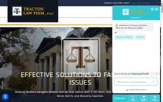 Tracton Law Firm, PLLC website