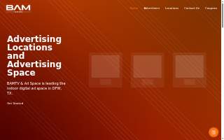 BAM Ad Space website