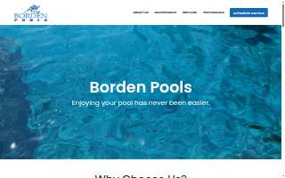 Borden Pools website