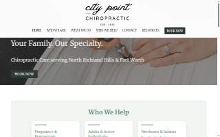 City Point Chiropractic website