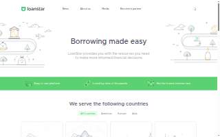 Loanstar Title Loans website