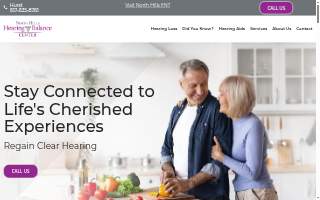 North Hills Hearing and Balance Center website