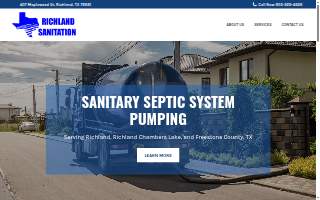 Richland Sanitation Services website