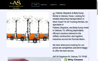 As Trucking LLC website