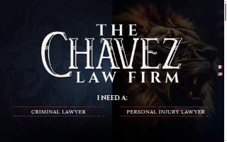 Chavez Law Firm website