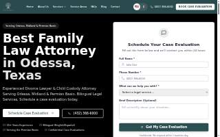 Robles Family Law website