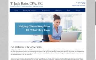 T. Jack Bain, CPA, PC website