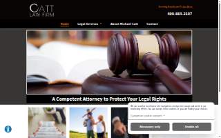 Catt Law Firm website