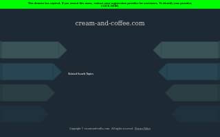 Cream & Coffee - Drive Thru website