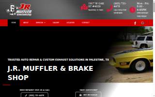JR Muffler & Mechanic Shop website