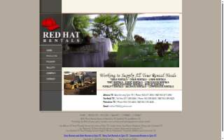 Red Hat Rentals website
