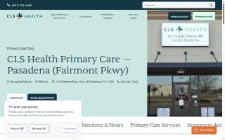 CLS Health Primary Care Providers - Pasadena Fairmont website