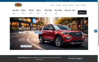 Isaac Motors website