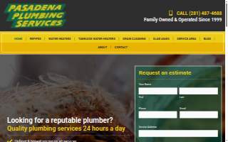 Pasadena Plumbing Services Inc website