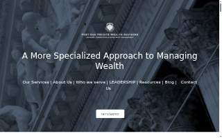 Post Oak Private Wealth Advisors of Pasadena website