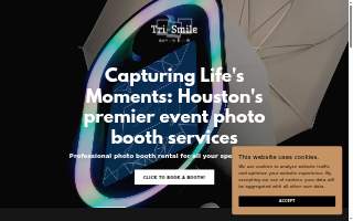 Tri-Smile Memory Booth website