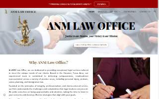 ANM Law Office website