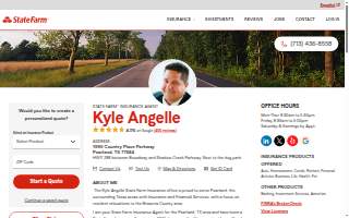 Kyle Angelle - State Farm Insurance Agent website