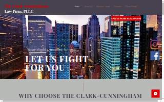 The Clark-Cunningham Law Firm, PLLC website