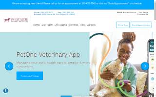 VCA Westside Animal Hospital website