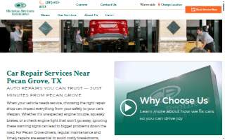 Christian Brothers Automotive Waterside of Pecan Grove website