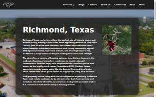Crimson Realty of Pecan Grove website