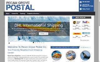 Pecan Grove Postal website
