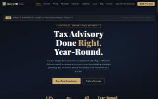 RelyCFO website